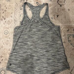 lululemon athletica Gray Racerback Tank Top